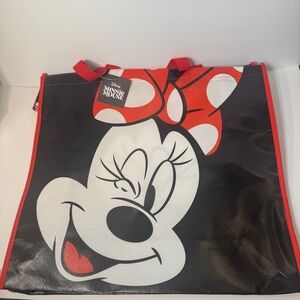 NWT. Disney Minnie Mouse Tote. Reusable plastic Tote or shopping Bag.
